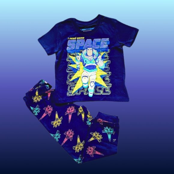 Buzz Lightyear Space Pyjama Set – Disney Toy Story, Space Print,  NWT - Picture 2 of 5